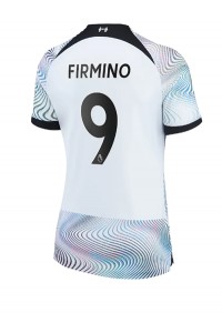 Fotbalové Dres Liverpool Roberto Firmino #9 Dámské Venkovní Oblečení 2022-23 Krátký Rukáv